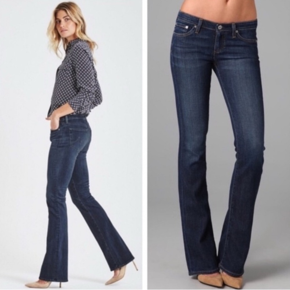 AG Adriano Goldschmied Women's the Angel Boot Cut Jeans Size 32R Tall Girl